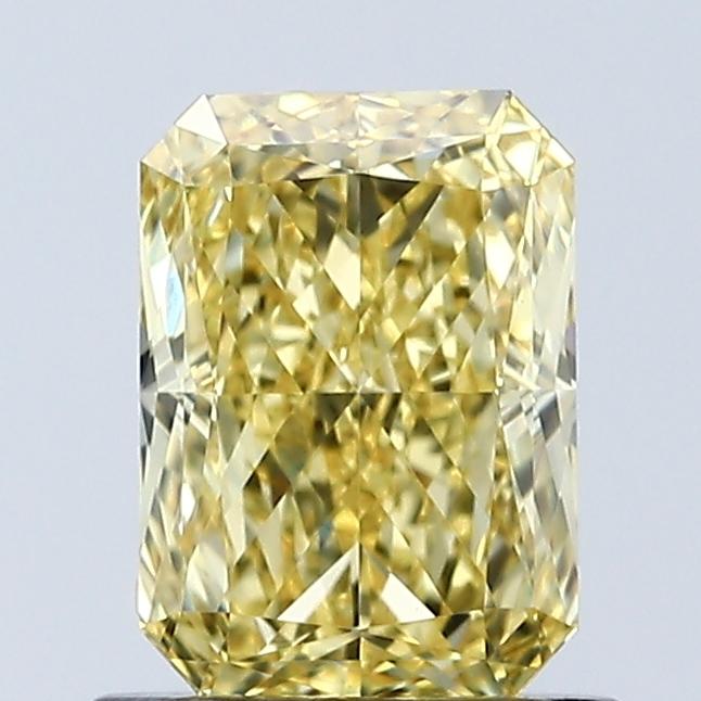1.04 Ct. Fancy Vivid Yellow Radiant Lab Grown Diamond