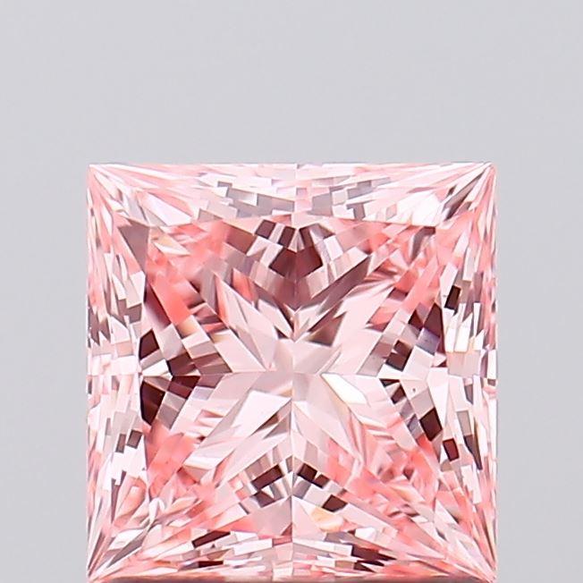 1.05 Ct. Fancy Vivid Pink Princess Lab Grown Diamond