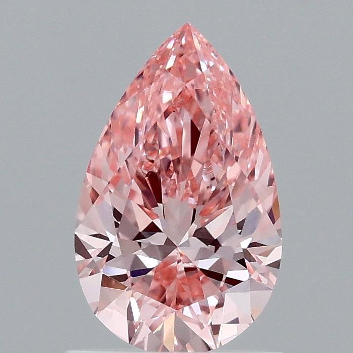1.04 Ct. Fancy Vivid Pink Pear Lab Grown Diamond
