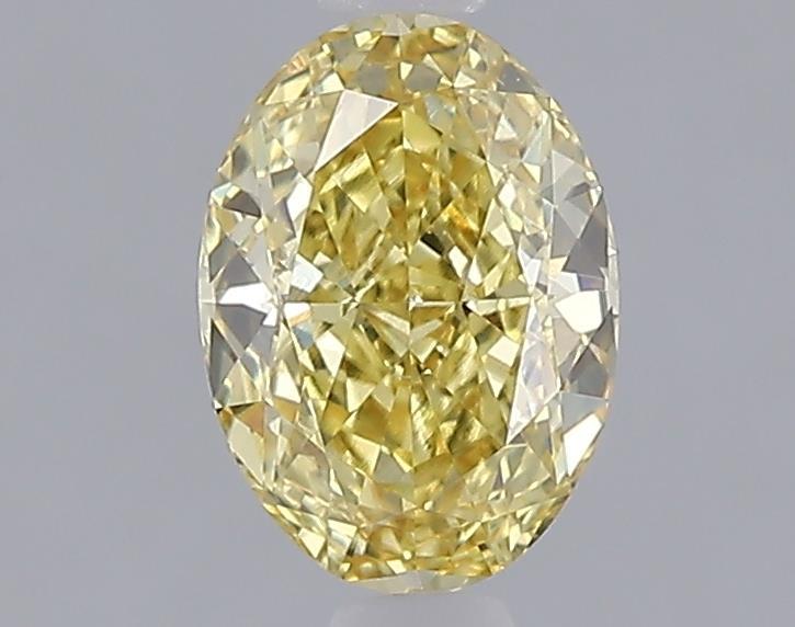 1.09 Ct. Fancy Vivid Yellow Yellow Oval Lab Grown Diamond