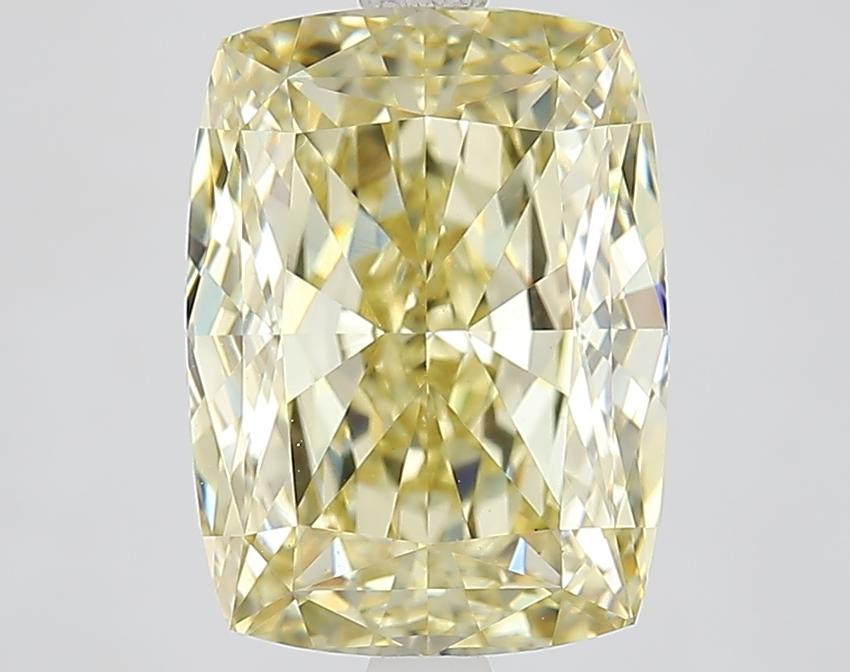 4.60 Ct. Fancy Yellow Cushion Lab Grown Diamond