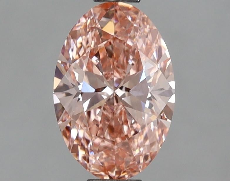 1.01 Ct. Fancy Vivid Pink Oval Lab Grown Diamond