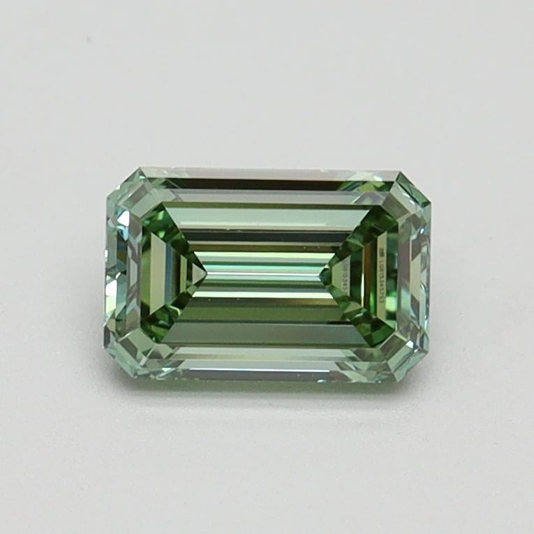 0.68 Ct. Fancy Intense Green Emerald Lab Grown Diamond