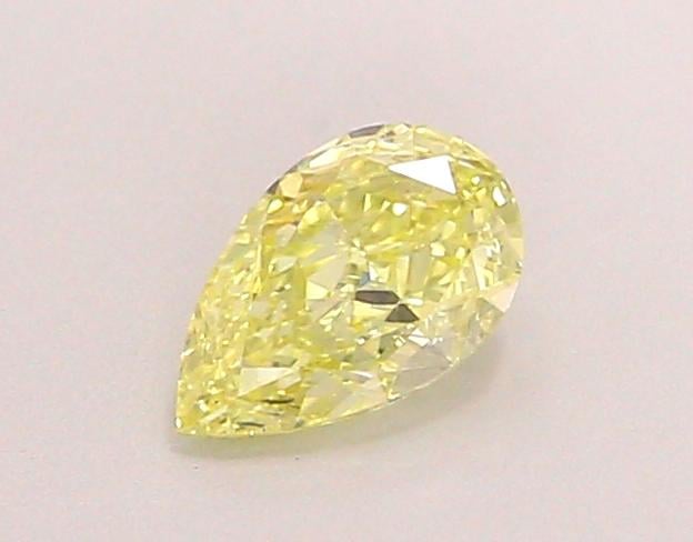 0.44 Ct. Fancy Intense Yellow Pear Lab Grown Diamond