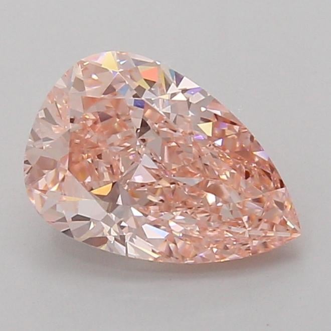 2.01 Ct. Fancy Vivid Pink Pear Lab Grown Diamond