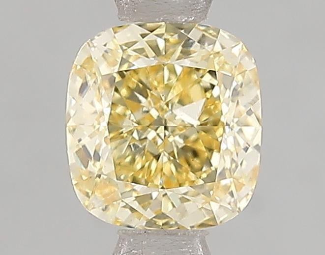 1.01 Ct. Fancy Intense Yellow Cushion Lab Grown Diamond