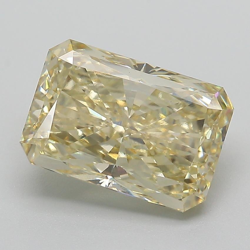 4.11 Ct. Fancy Intense Yellow Radiant Lab Grown Diamond