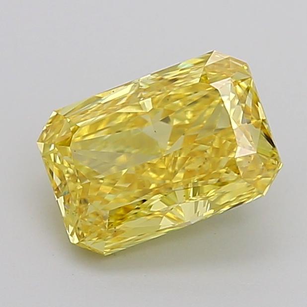2.11 Ct. Fancy Vivid Yellow Radiant Lab Grown Diamond