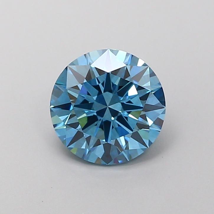 1.50 Ct. Fancy Vivid Blue Round Lab Grown Diamond