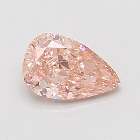 0.65 Ct. Fancy Intense Pink Pear Lab Grown Diamond