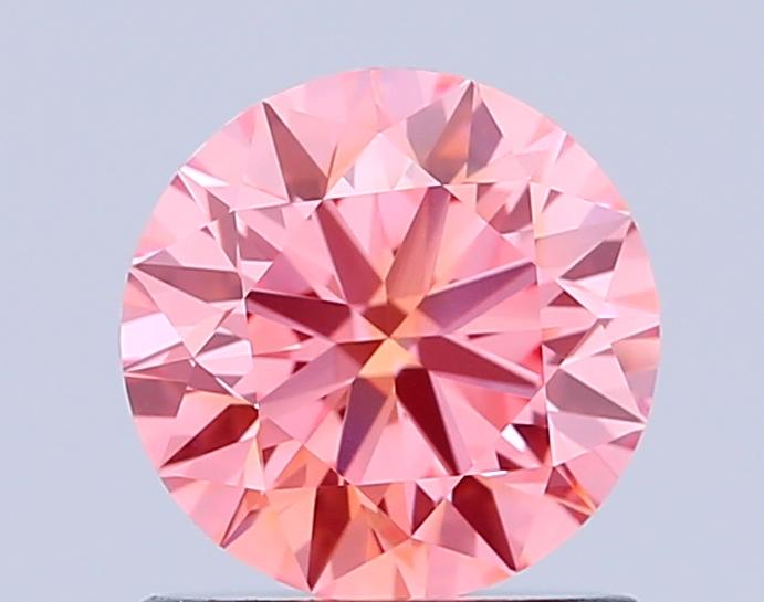 1.00 Ct. Fancy Intense Pink Round Lab Grown Diamond