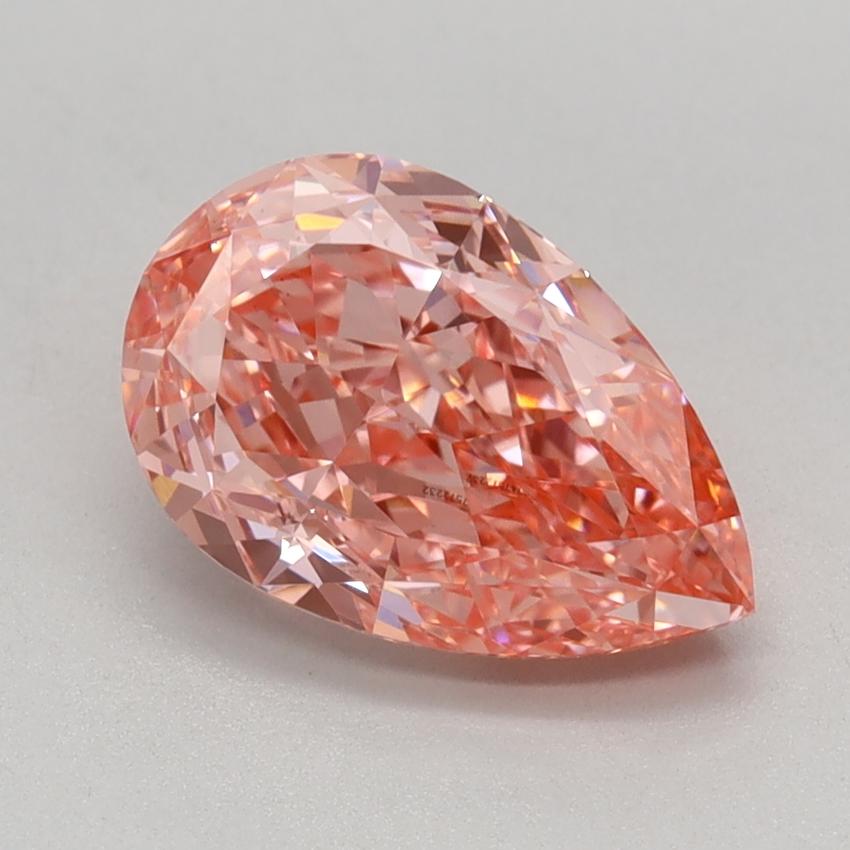 1.67 Ct. Fancy Vivid Pink Pear Lab Grown Diamond