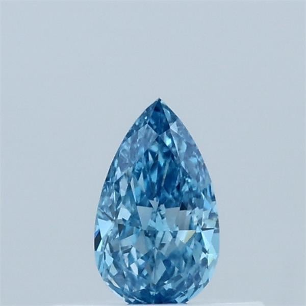 0.32 Ct. Fancy Vivid Blue Pear Lab Grown Diamond