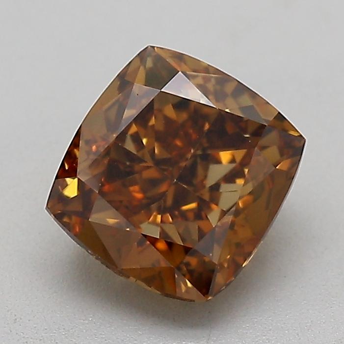 1.01 Ct. Fancy  Brown Cushion Lab Grown Diamond