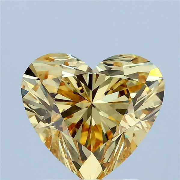 1.76 Ct. Fancy Yellow Heart Lab Grown Diamond