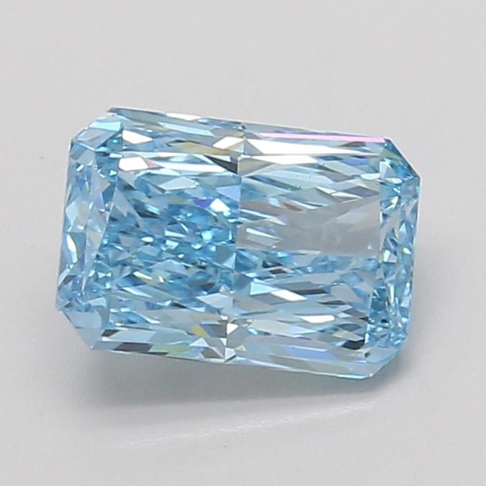 2.08 Ct. Fancy Vivid Blue Radiant Lab Grown Diamond