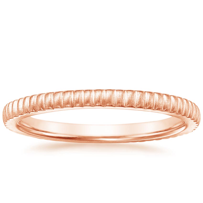 Rose gold diamond engagement ring with surprise diamond details