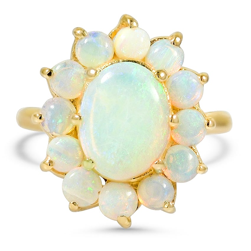 Retro Opal Cocktail Ring