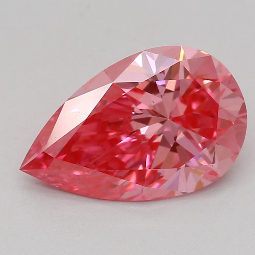 1.03 Ct. Fancy Vivid Pink Pear Lab Grown Diamond