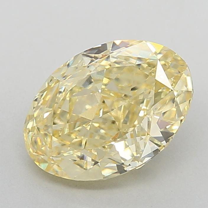 2.83 Ct. Fancy Intense Yellow Oval Lab Grown Diamond