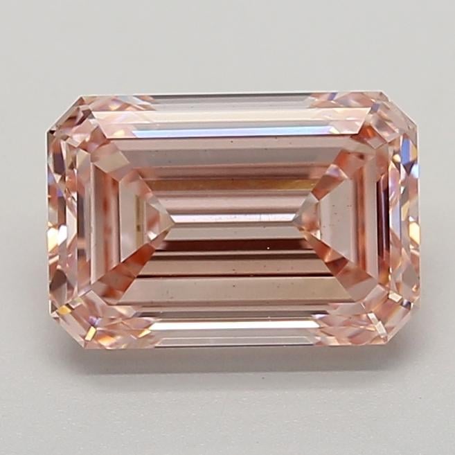 3.08 Ct. Fancy Intense  Pink Emerald Lab Grown Diamond
