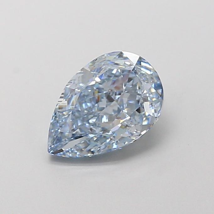 1.54 Ct. Fancy Intense Blue Pear Lab Grown Diamond