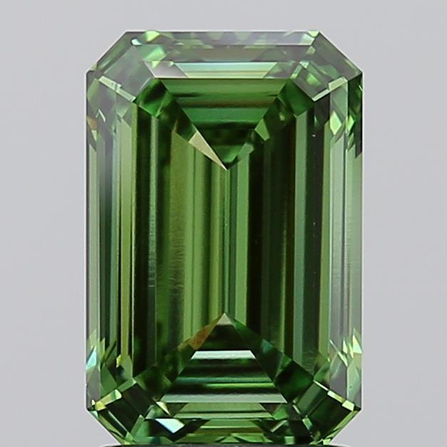 1.94 Ct. Fancy Vivid Green Emerald Lab Grown Diamond