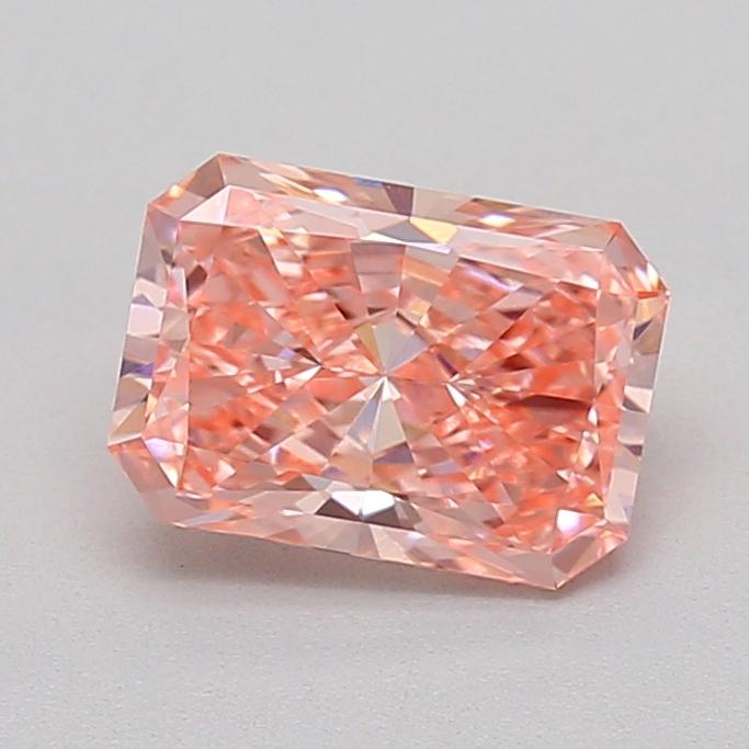 1.07 Ct. Fancy Vivid  Pink Radiant Lab Grown Diamond