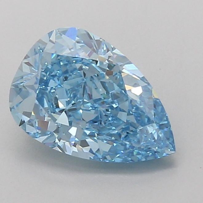 2.13 Ct. Fancy Vivid Blue Pear Lab Grown Diamond