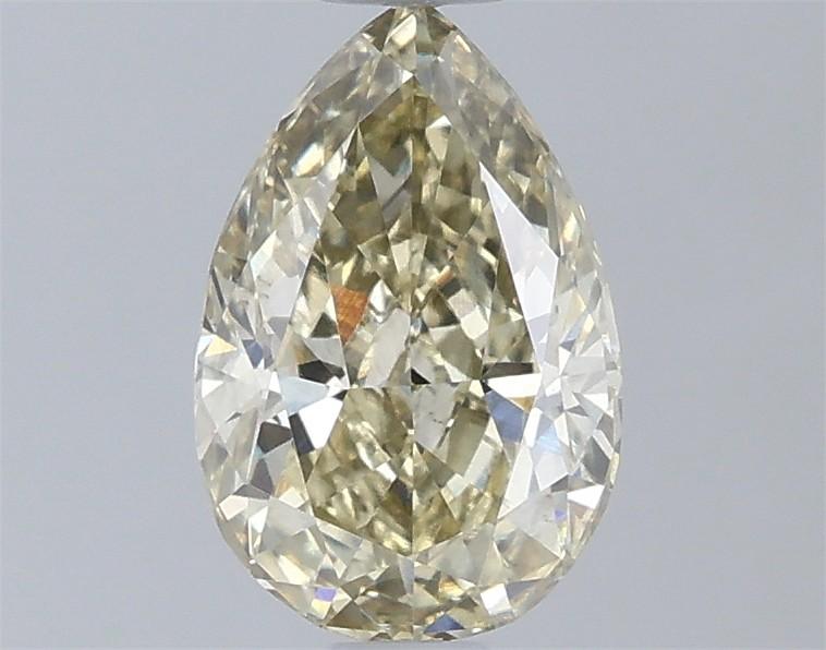 0.86 Ct. Fancy Light Yellow Pear Lab Grown Diamond