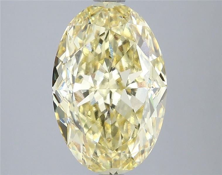 4.75 Ct. Fancy Intense Yellow Oval Lab Grown Diamond