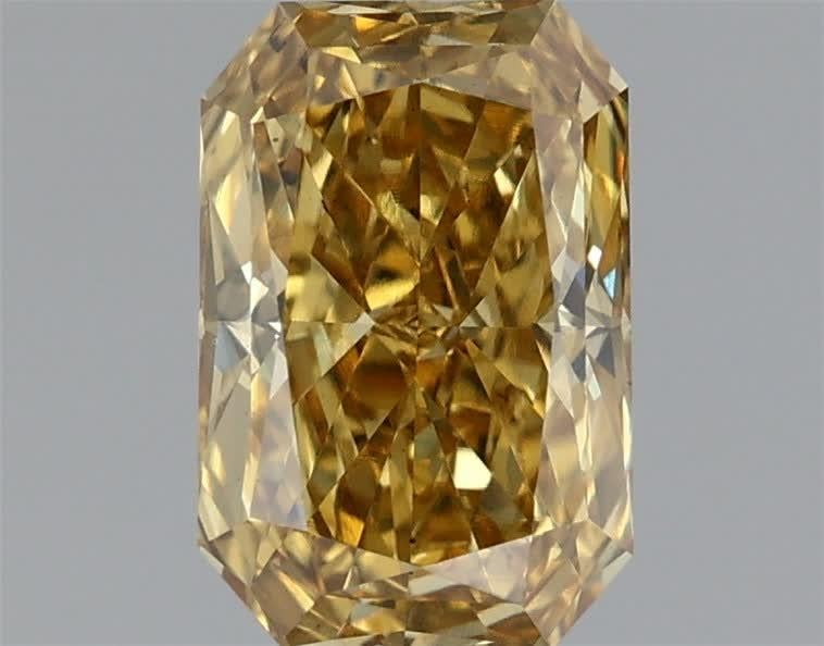 1.24 Ct. Fancy Intense Yellow Radiant Lab Grown Diamond