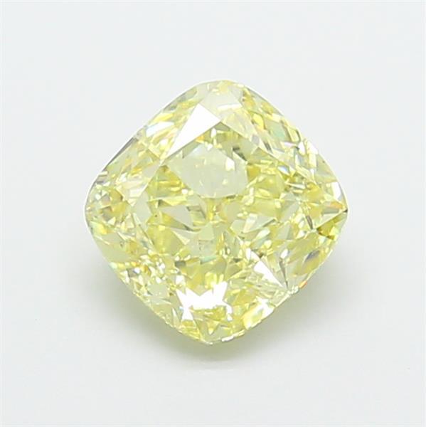 1.92 Ct. Fancy Yellow Cushion Lab Grown Diamond