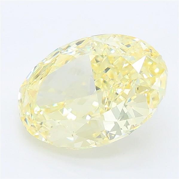 2.65 Ct. Fancy Yellow Oval Lab Grown Diamond