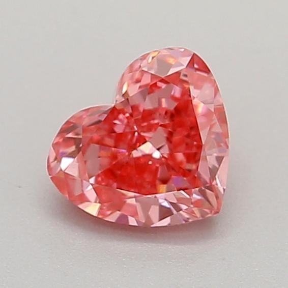 0.30 Ct. Fancy Vivid  Pink Heart Lab Grown Diamond