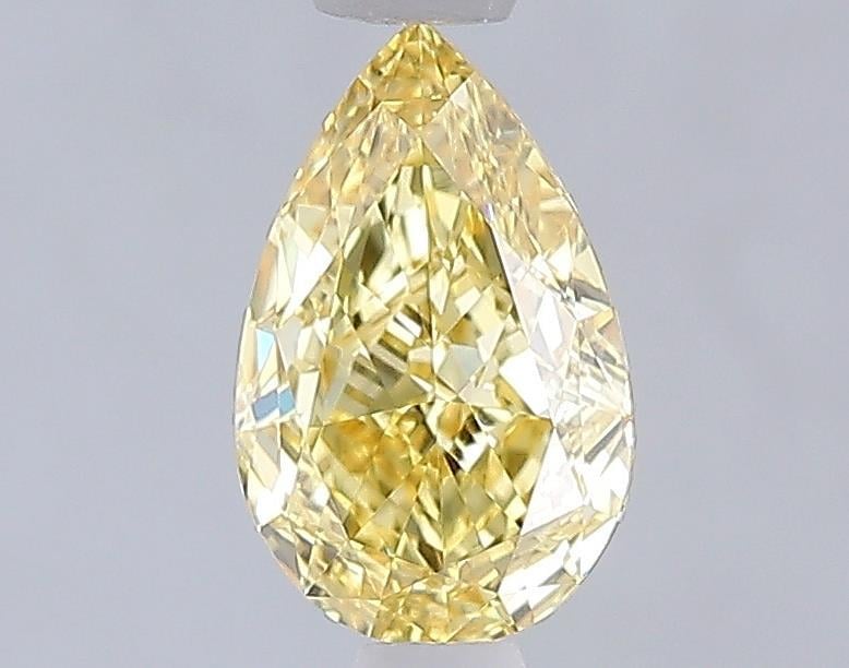 1.05 Ct. Fancy Intense  Yellow Pear Lab Grown Diamond