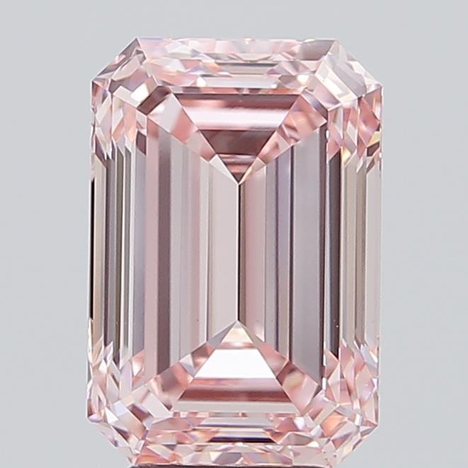 5.01 Ct. Fancy Intense Pink Emerald Lab Grown Diamond