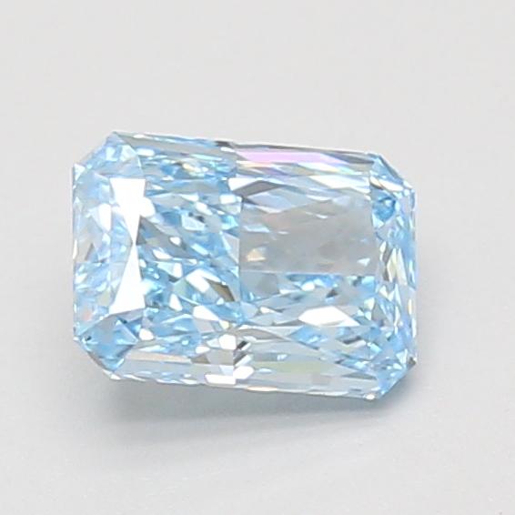 1.01 Ct. Fancy Vivid Blue Radiant Lab Grown Diamond