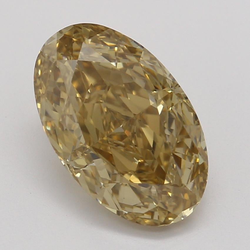 1.36 Ct. Fancy Brownish Orangy Yellow Oval Diamond