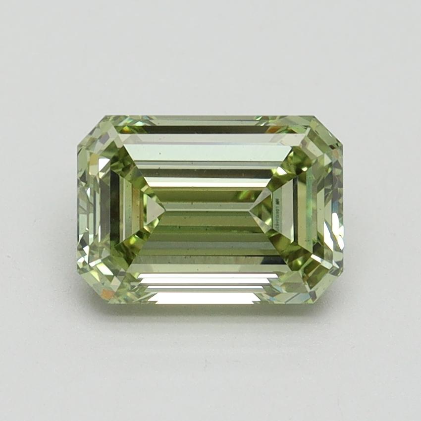 1.52 Ct. Fancy Intense Green Emerald Lab Grown Diamond