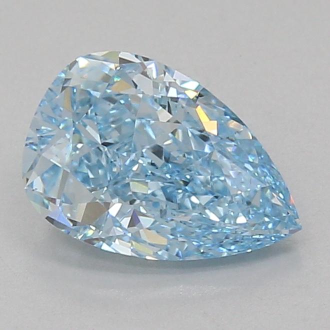 2.10 Ct. Fancy Vivid Blue Pear Lab Grown Diamond