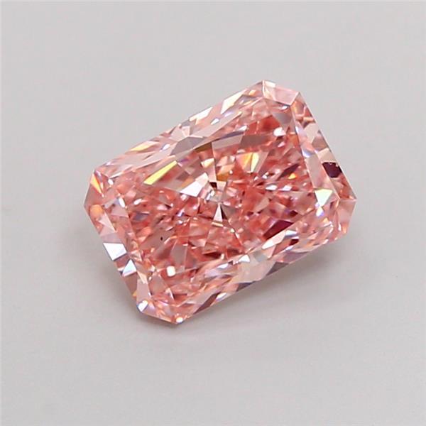 1.67 Ct. Fancy Vivid  Pink Radiant Lab Grown Diamond