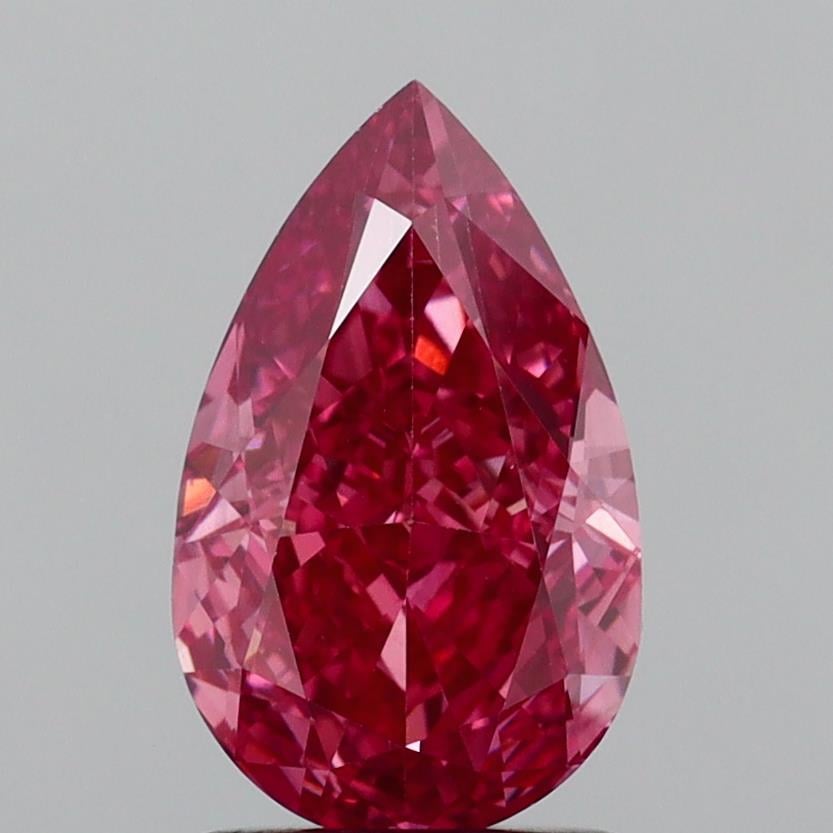 1.89 Ct. Fancy Deep  Pink Pear Lab Grown Diamond