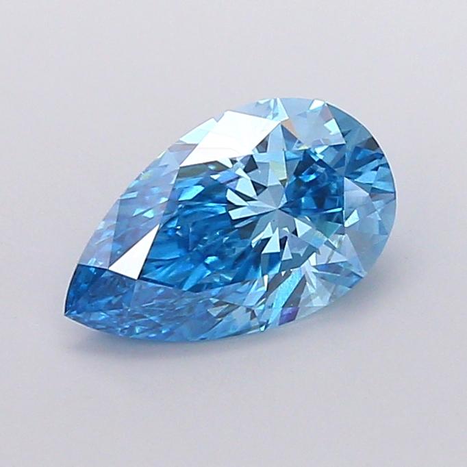 2.05 Ct. Fancy Vivid Blue Pear Lab Grown Diamond