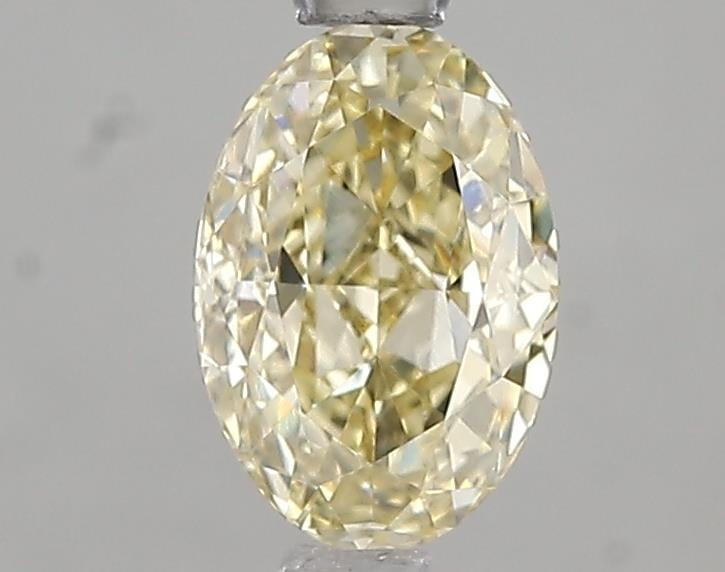 1.05 Ct. Light Yellow Oval Lab Grown Diamond