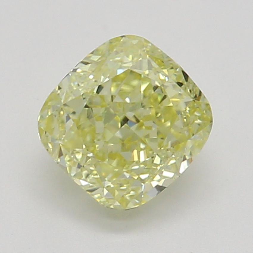 0.41 Ct. Fancy Yellow Cushion Diamond
