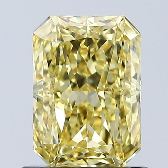 1.10 Ct. Fancy Vivid Yellow Radiant Lab Grown Diamond
