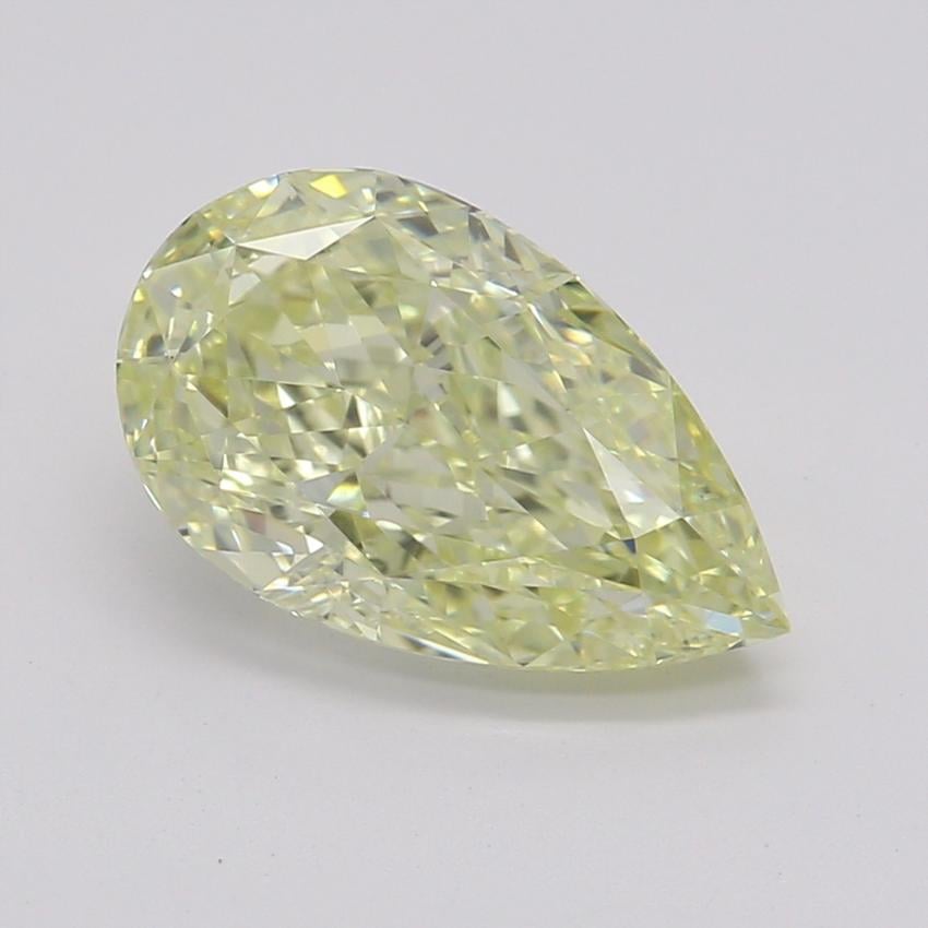 1.22 Ct. Fancy Light Yellow Pear Diamond