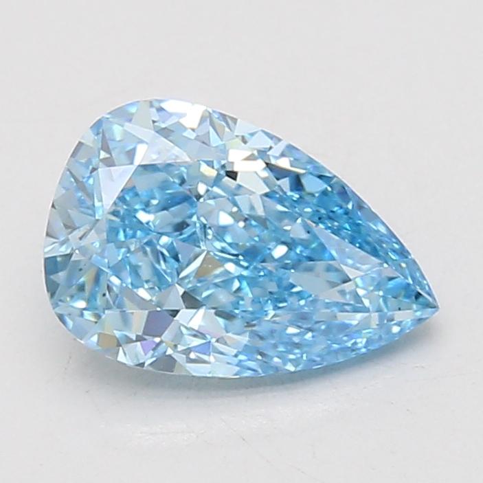 2.06 Ct. Fancy Vivid Blue Pear Lab Grown Diamond