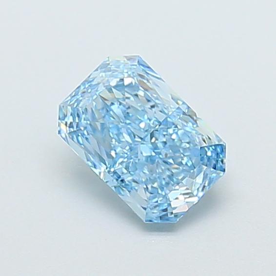 1.05 Ct. Fancy Vivid Blue Radiant Lab Grown Diamond